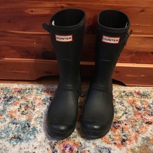 Hunter Original Short Rain Boots (Black)